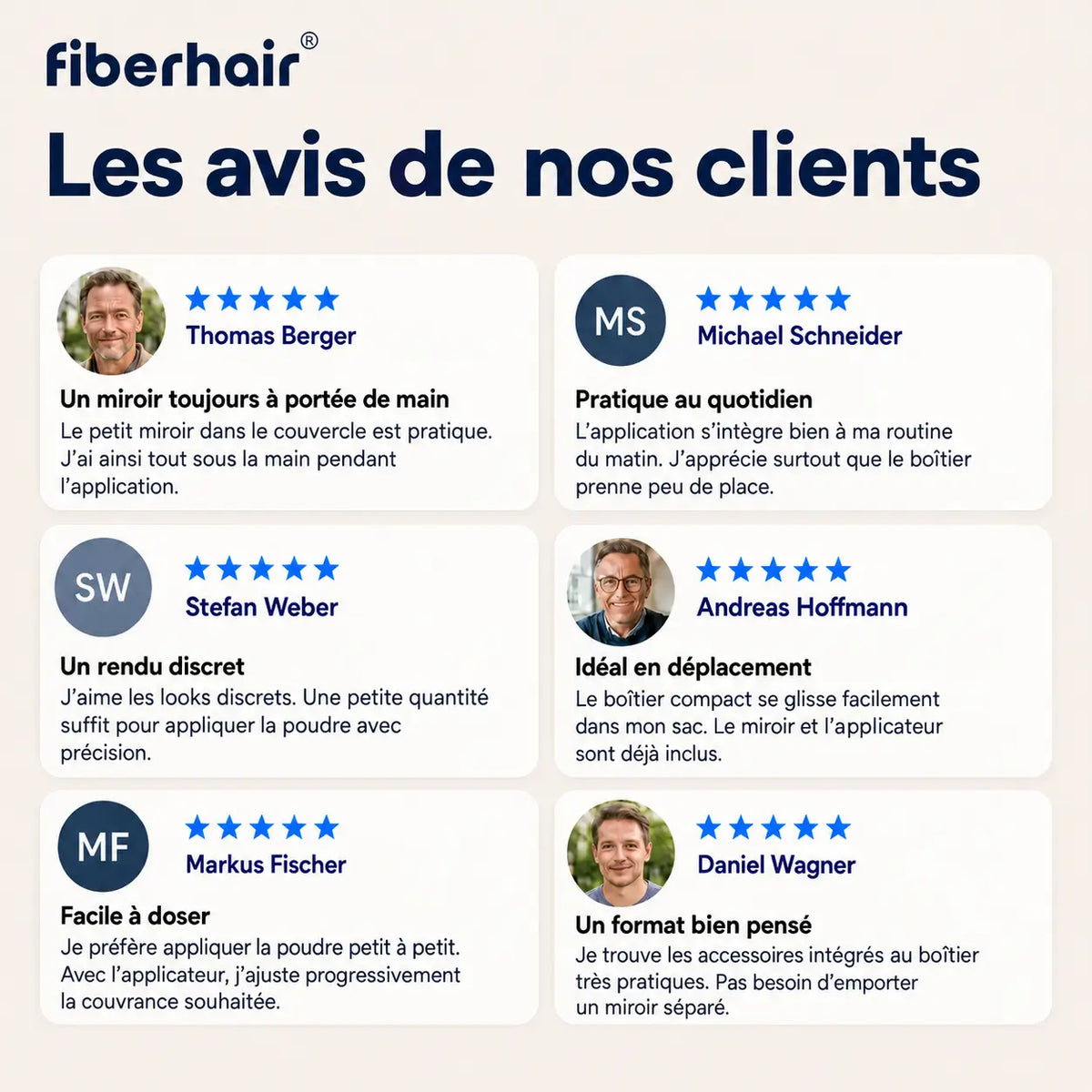 Poudre capillaire fiberhair : camoufle instantanément les racines grises et les zones clairsemées pour un résultat naturel